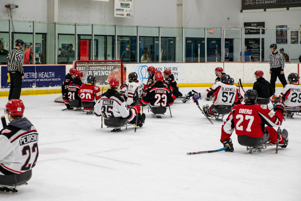 Sled Wings vs. Griffins 1